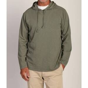 NEW TRUE GRIT heritage slub hoodie in timber